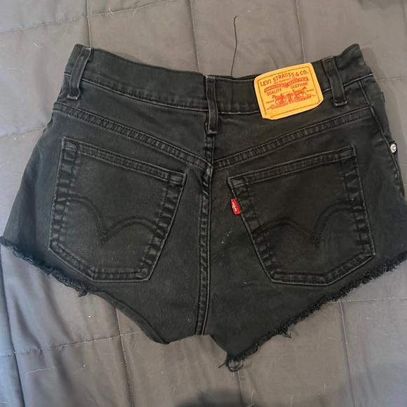 Levi’s black jean shorts - Picture 1 of 8